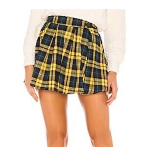 Superdown plaid miniskirt